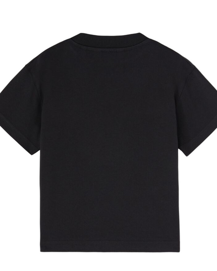 Kids Atelier-Palm Angels-Logo Regular Black T-shirt