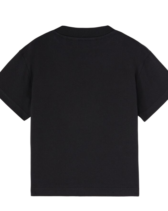 Kids Atelier-Palm Angels-Logo Regular Black T-shirt