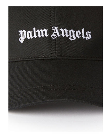 Kids Atelier-Palm Angels-Black Logo Baseball Cap
