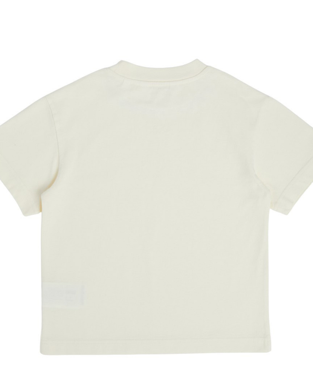 Kids Atelier-Palm angels-Butter Block Logo T-Shirt