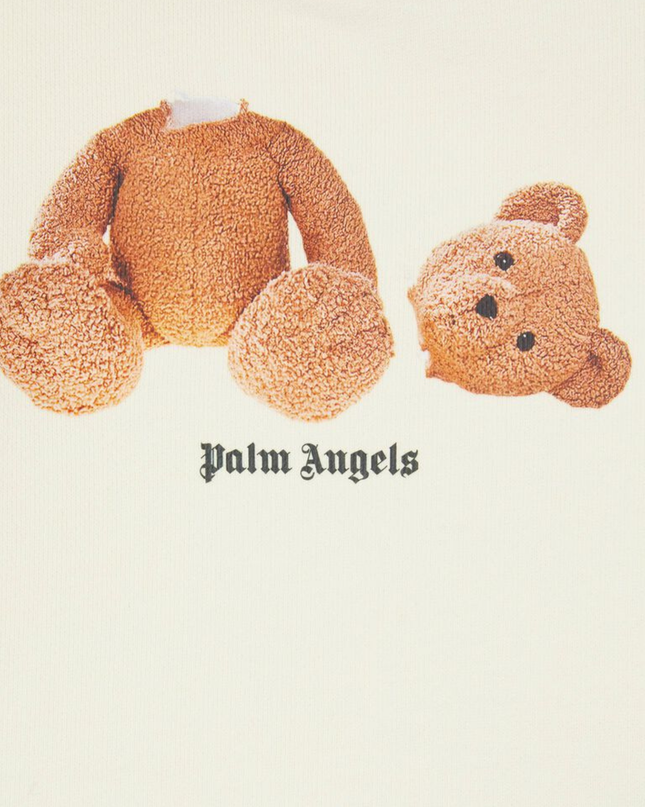 Kids Atelier-Palm Angels-Bear Crew Long Sleeve T-Shirt