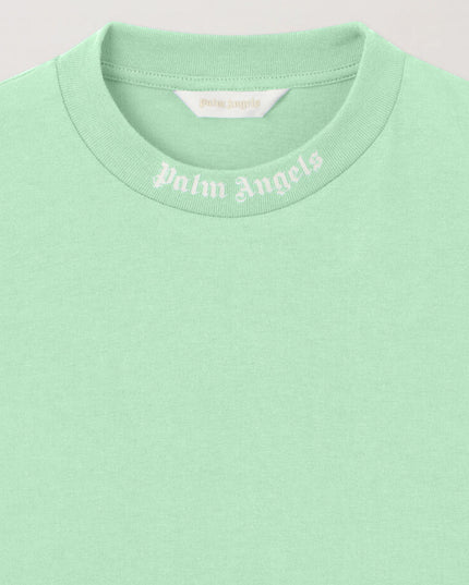 kids atelier Palms Angels Green Overlogo Crewneck T-Shirt
