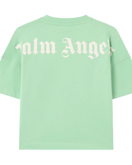 kids atelier Palms Angels Green Overlogo Crewneck T-Shirt