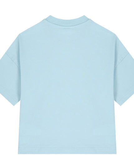 kids atelier palms angels Baby Blue Teddy Bear Logo T-Shirt