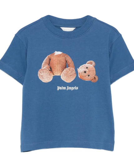 Kids Atelier Palms angels Blue Bear Graphic T-Shirt