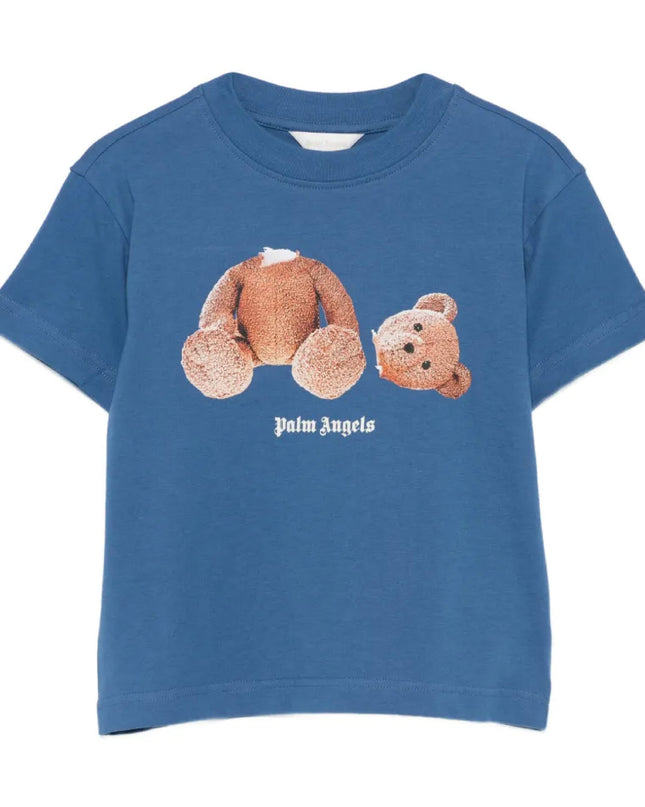 Kids Atelier Palms angels Blue Bear Graphic T-Shirt