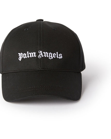 Kids Atelier-Palm Angels-Black Logo Baseball Cap