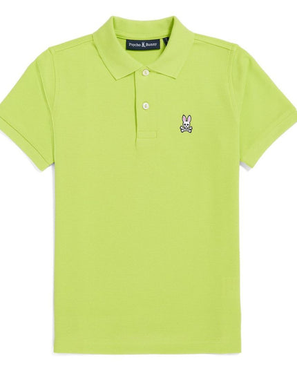Kids Atelier-Psycho Bunny-Green Logo Polo
