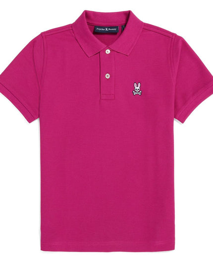 Kids Atelier-Psycho Bunny-Purple Logo Polo