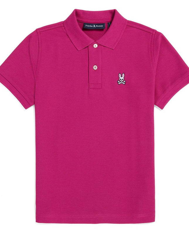 Kids Atelier-Psycho Bunny-Purple Logo Polo