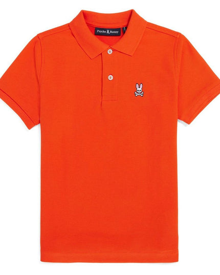 Kids Atelier-Psycho Bunny-Orange Logo Polo