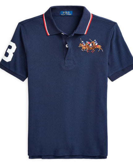 Kids Atelier-Ralph Lauren-Navy Logo Polo