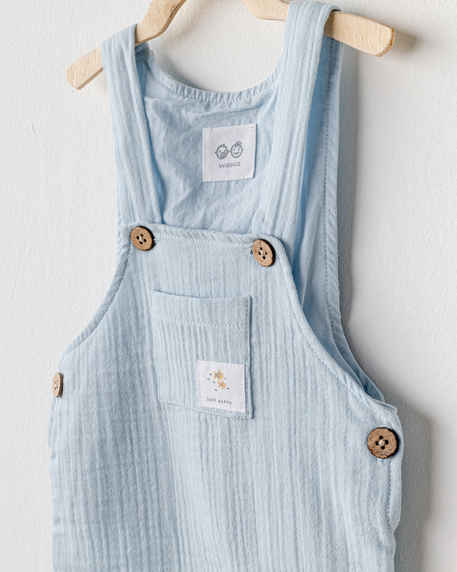 Blue Ocean Muslin Jumpsuit Set