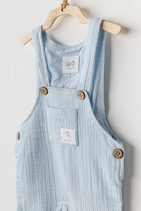 Blue Ocean Muslin Jumpsuit Set