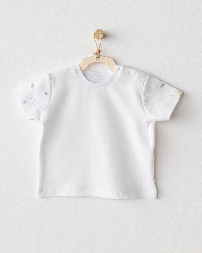 Blue Ocean Muslin Jumpsuit Set