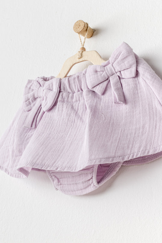 Lilac Magical Butterfly Skirt Set