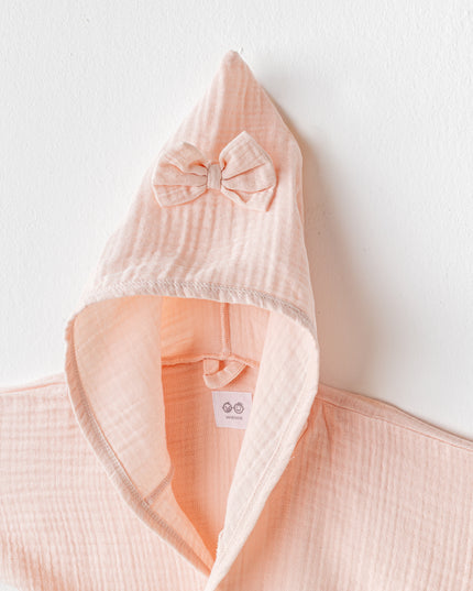 Pink Muslin Home Bathrobe