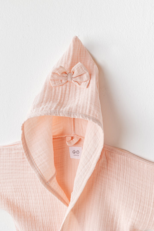 Pink Muslin Home Bathrobe