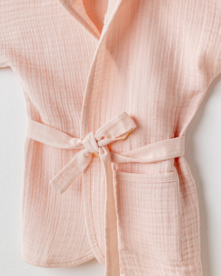 Pink Muslin Home Bathrobe