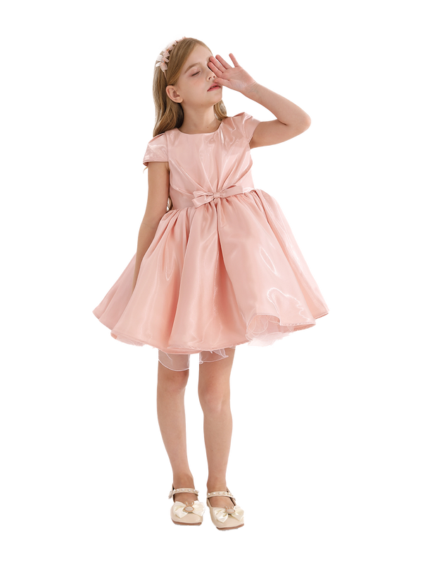 Pink Bow Short Solera Dress