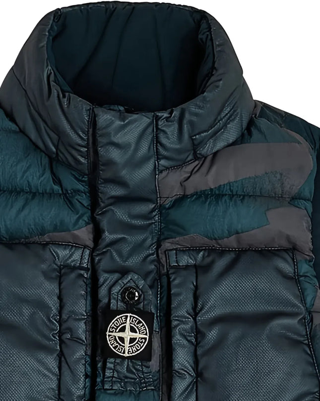 Kids Atelier-stone-island-Green Sleeveless Realdown Jacket