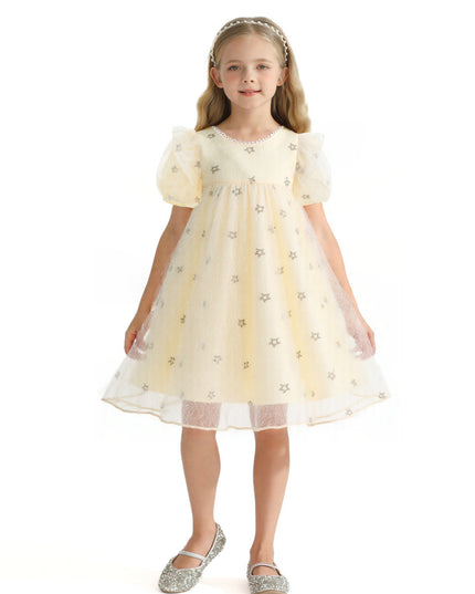 Cream Stella Tulle Dress
