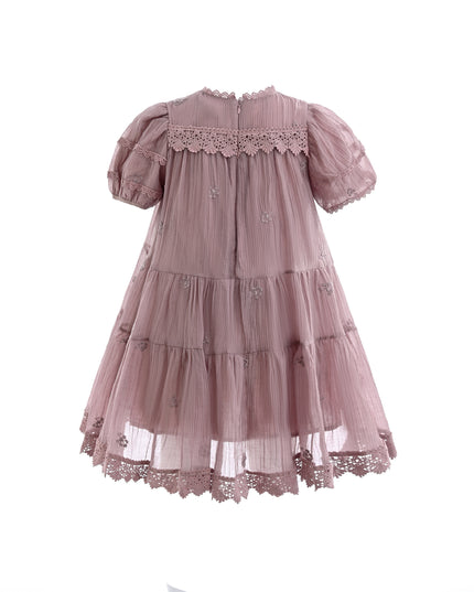 Pink Lace Lined Bailey Dress