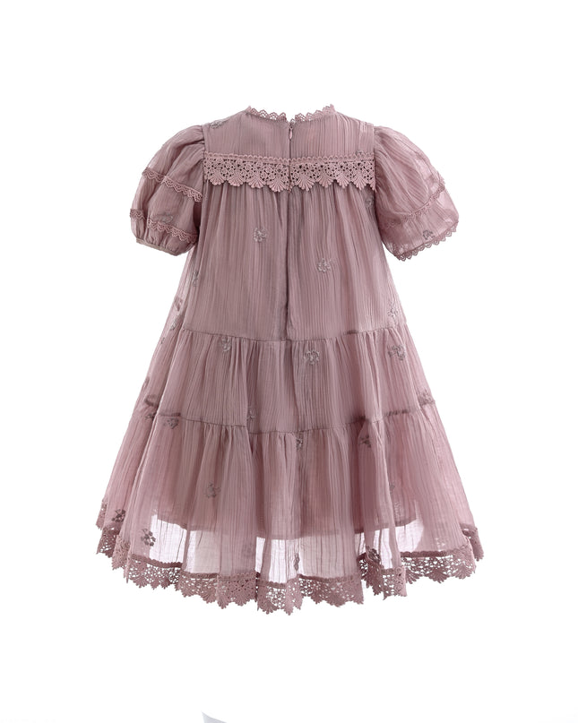 Pink Lace Lined Bailey Dress