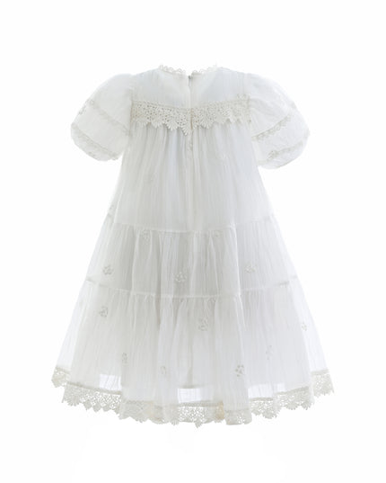 White Lace Lined Bailey Dress