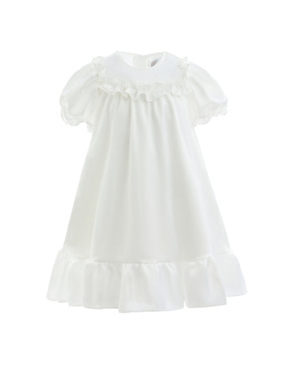 White Ruffle Berlin Dress