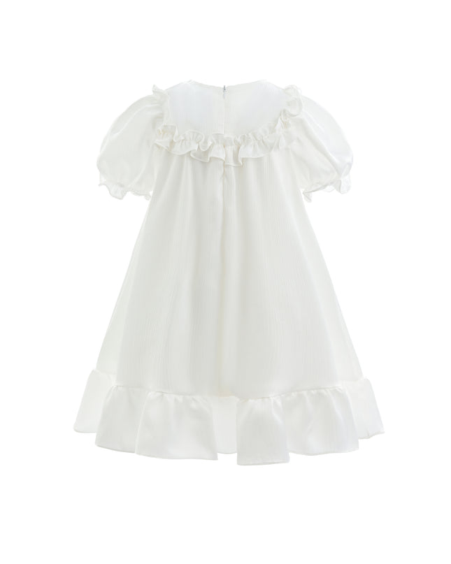 White Ruffle Berlin Dress