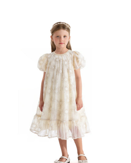 Cream Laced Soleil Dress