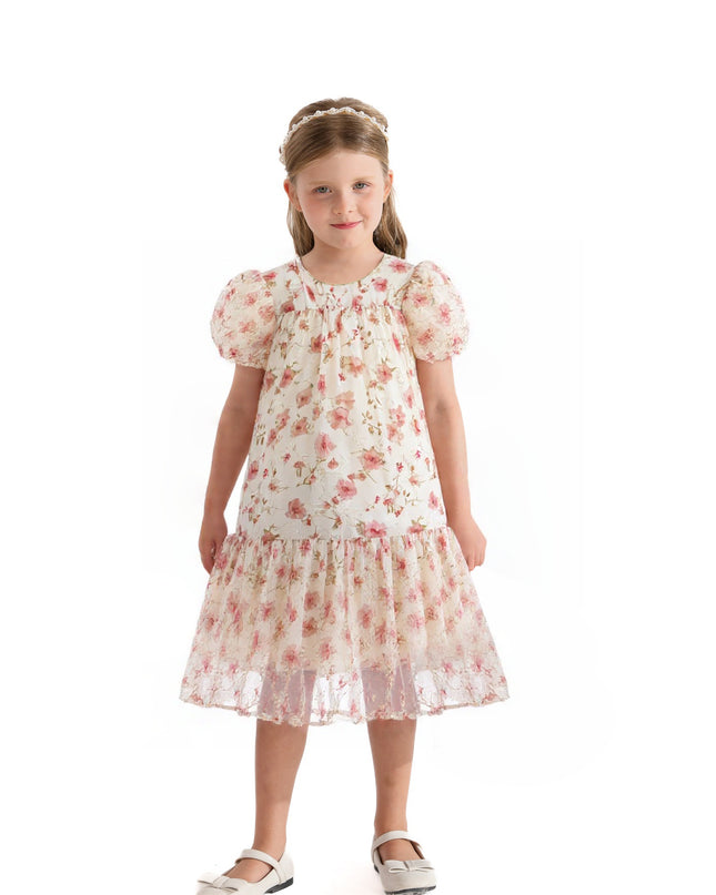 Pink Vienna Floral Dress