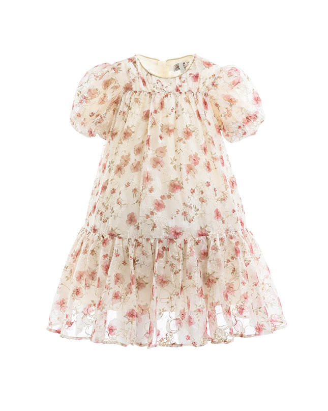 Pink Vienna Floral Dress
