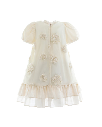 Beige Floral Granada Dress