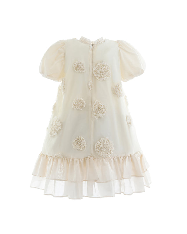 Beige Floral Granada Dress