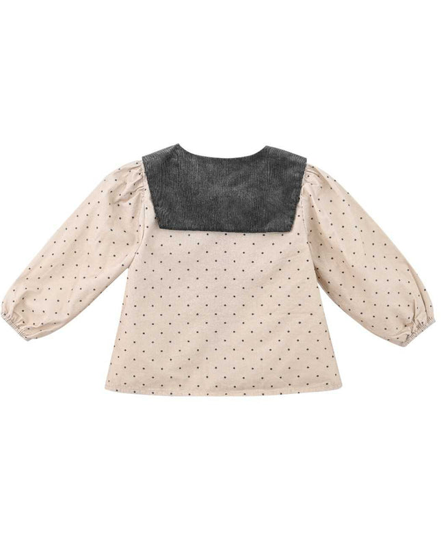 kids atelier sweet cactus Beige Polka Dot Outfit
