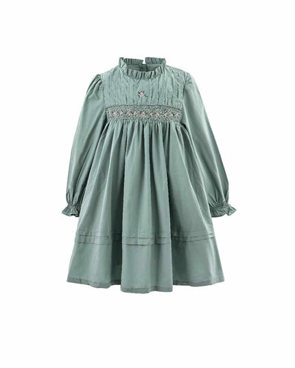 kids atelier sweet cactus Jade Gathered Dress