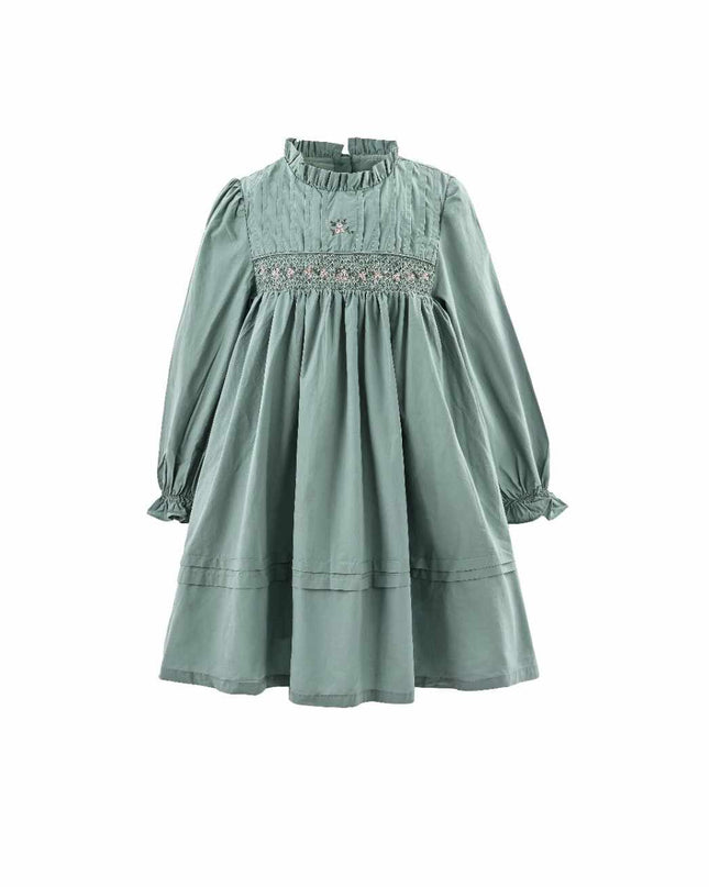 kids atelier sweet cactus Jade Gathered Dress