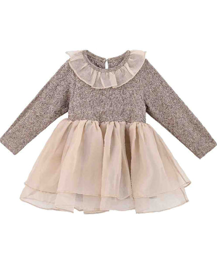 kids atelier sweet cactus Brown Ruffle 3-Piece Set