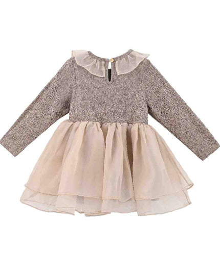 kids atelier sweet cactus Brown Ruffle 3-Piece Set