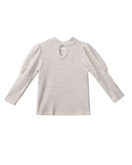 kids atelier sweet cactus Grey Lace-Layered Tunic Set