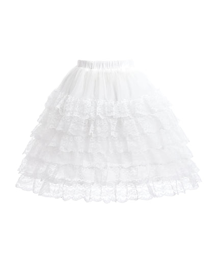 kids atelier sweet cactus Gray Lace-Bow Top with Tiered Skirt
