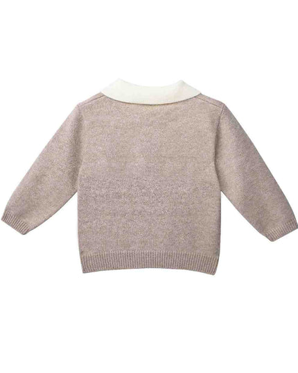 kids atelier sweet cactus Brown Cozy Knit Set