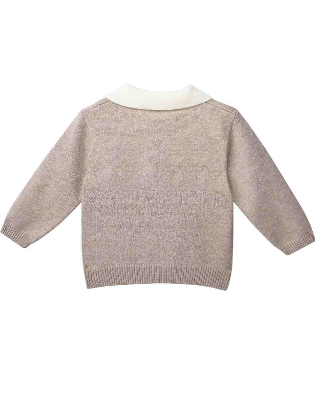 kids atelier sweet cactus Brown Cozy Knit Set