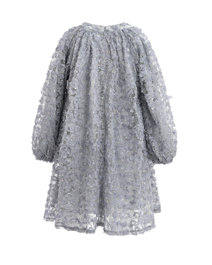 kids atelier sweet cactus Light Blue Sheer Floral Dress