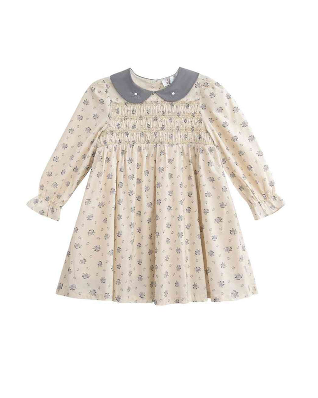 kids atelier sweet cactus Beige Bloom Dress