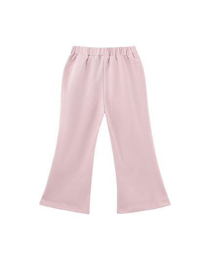 kids atelier sweet cactus Pastel Pink Ruffle-Shoulder Set