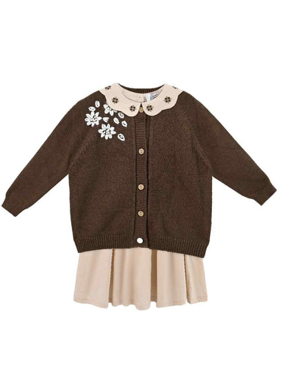 kids atelier sweet cactus Brown Floral Set