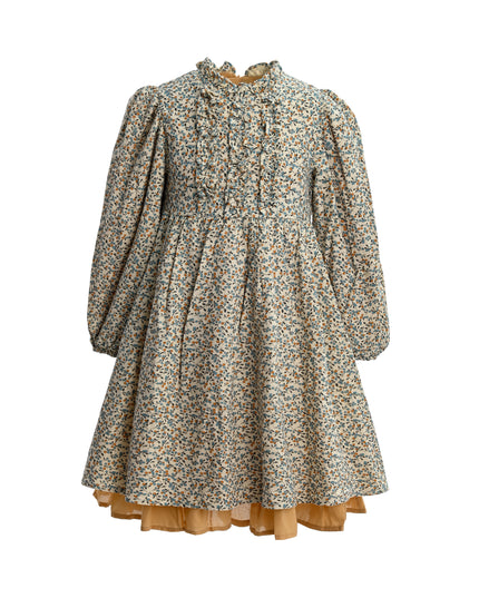 kids atelier sweet cactus Green Floral Layered Dress